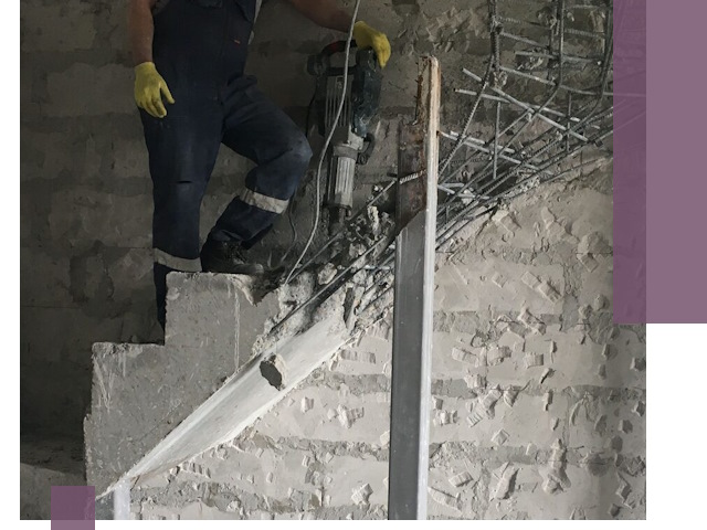 Демонтаж металлических и бетонных лестниц в Жигулёвске