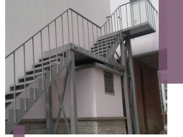 Монтаж пожарных лестниц под ключ в Жигулёвске с гарантией качества