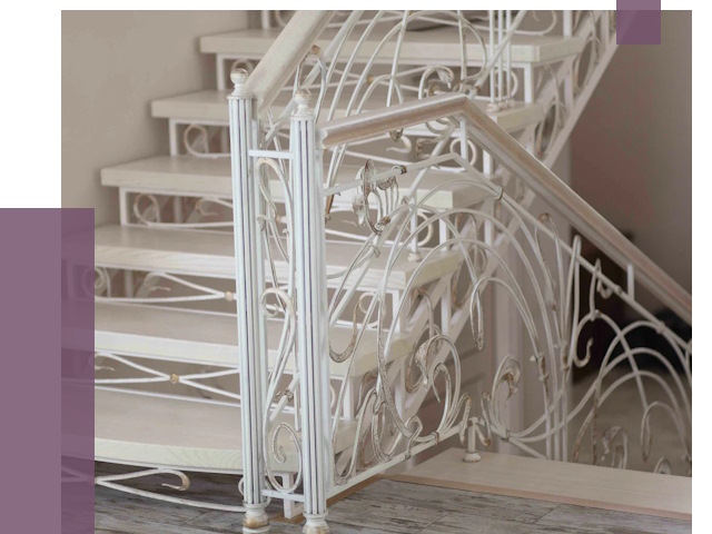 Изготовление кованых лестниц на заказ в Жигулёвске от 86012 руб. | ПРОЛЁТ-Жгл