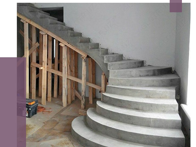 Изготовление бетонных лестниц под ключ в Жигулёвске от 19732 руб. | ПРОЛЁТ-Жгл