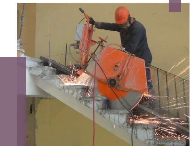 Демонтаж бетонных лестниц в Жигулёвске от 4554 руб. за м2 | ПРОЛЁТ-Жгл