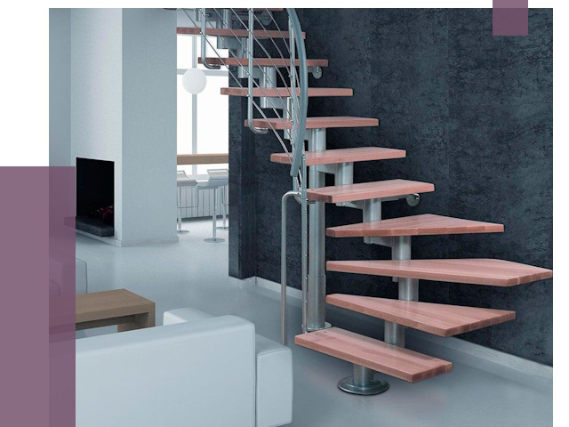 Модульные лестницы в Жигулёвске от 16696 руб. — купить в ПРОЛЁТ-Жгл