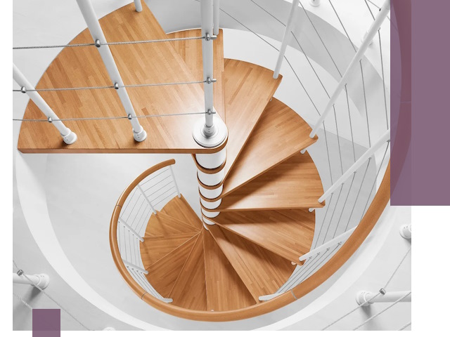 Изготовление винтовых лестниц под ключ в Жигулёвске