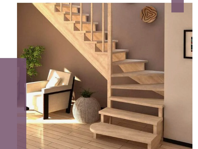 Изготовление Г-образных лестниц в Жигулёвске от 18720 руб. 