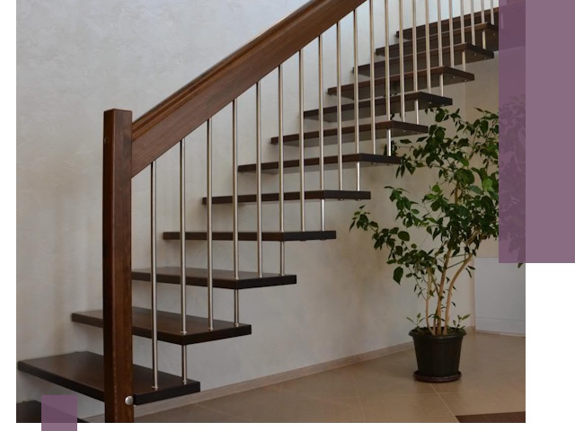 Лестницы на больцах под ключ в Жигулёвске – изготовление и монтаж