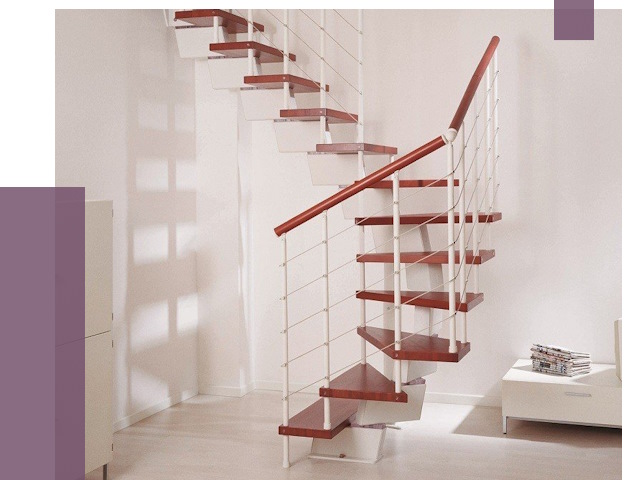 Изготовление лестниц на больцах в Жигулёвске от 9613 руб. | ПРОЛЁТ-Жгл