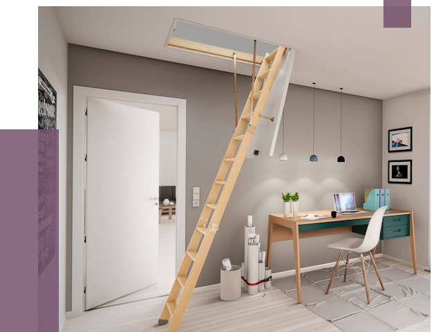 Чердачные лестницы в Жигулёвске — от 14420 руб. | ПРОЛЁТ-Жгл