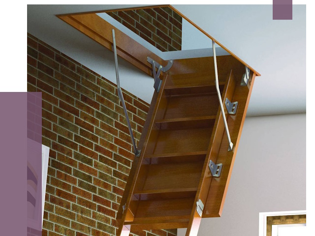 Установка чердачной лестницы в Жигулёвске от 7741 руб. | ПРОЛЁТ-Жгл