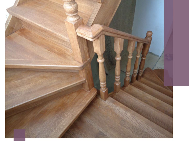 Дубовые лестницы под ключ в Жигулёвске: изготовление и монтаж