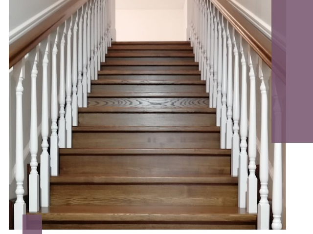 Лестницы из ясеня на заказ в Жигулёвске — изготовление и монтаж