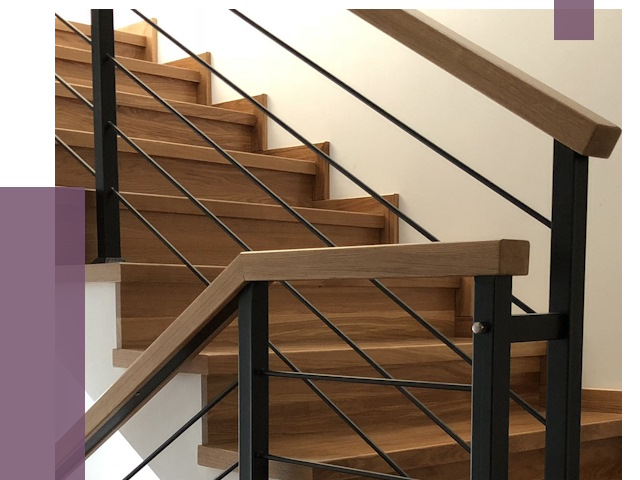 Обшивка металлической лестницы деревом в Жигулёвске от 4301 руб. 