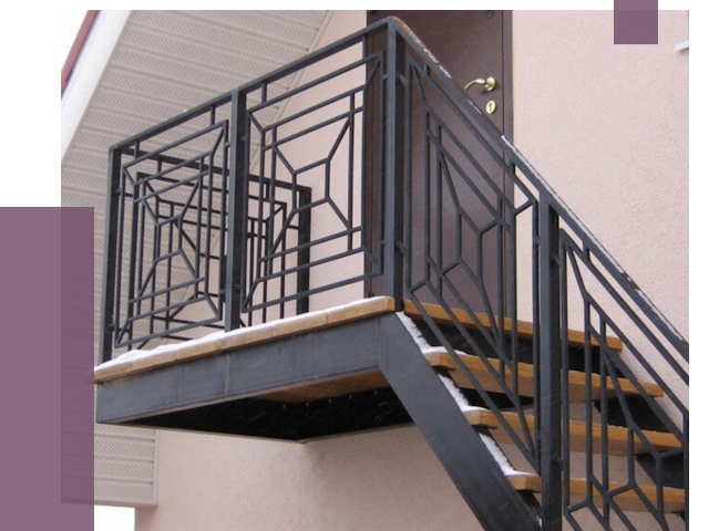 Металлические перила в Жигулёвске от 4250 руб.  | ПРОЛЁТ-Жгл