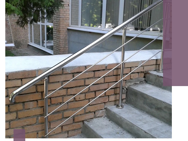 Перила из нержавеющей стали высокого качества в Жигулёвске