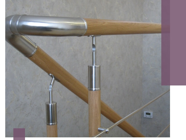 Комбинированные перила на заказ в Жигулёвске — монтаж и производство