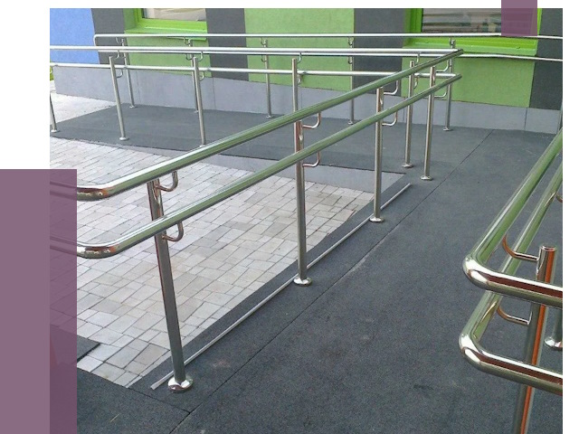 Ограждения пандусов в Жигулёвске от 4301 руб. монтаж | ПРОЛЁТ-Жгл