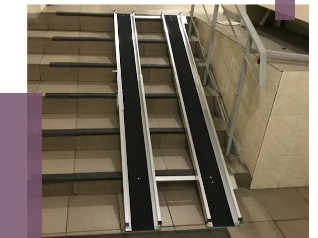 Установка пандуса в подъезд в Жигулёвске от 7893 руб. под ключ | ПРОЛЁТ-Жгл