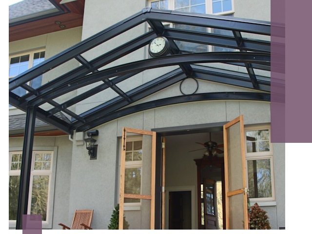 Изготовление и монтаж навесов и козырьков в Жигулёвске