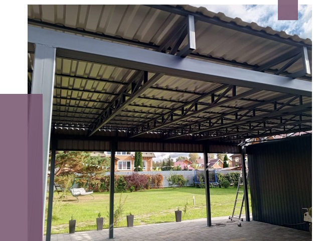 Монтаж навесов в Жигулёвске от 7286 руб. — установка навеса | ПРОЛЁТ-Жгл