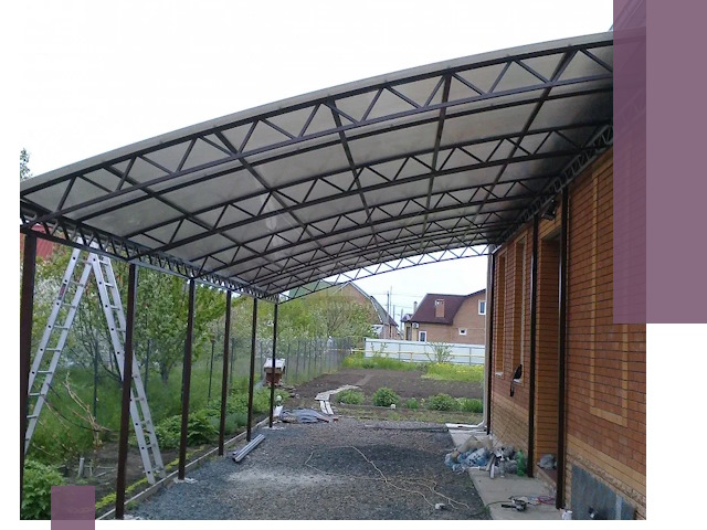 Профессиональный монтаж навесов под ключ в Жигулёвске