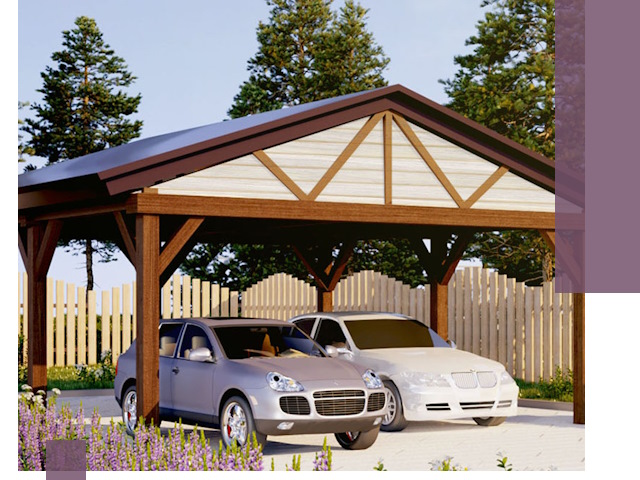Навесы для автомобиля в Жигулёвске — изготовление и монтаж