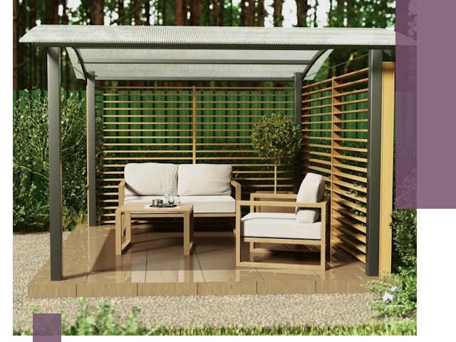 Навесы для дачи в Жигулёвске: изготовление, монтаж и демонтаж