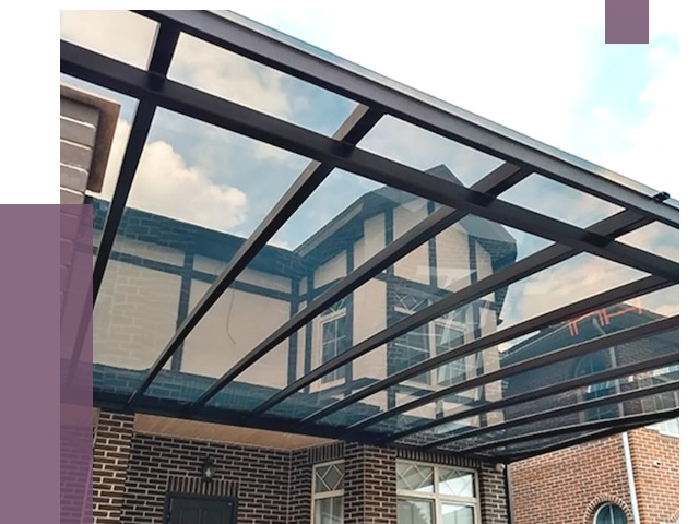 Навесы из поликарбоната в Жигулёвске от 8520 руб. под ключ — ПРОЛЁТ-Жгл