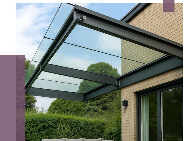 Стеклянные навесы и козырьки в Жигулёвске от 12143 руб.