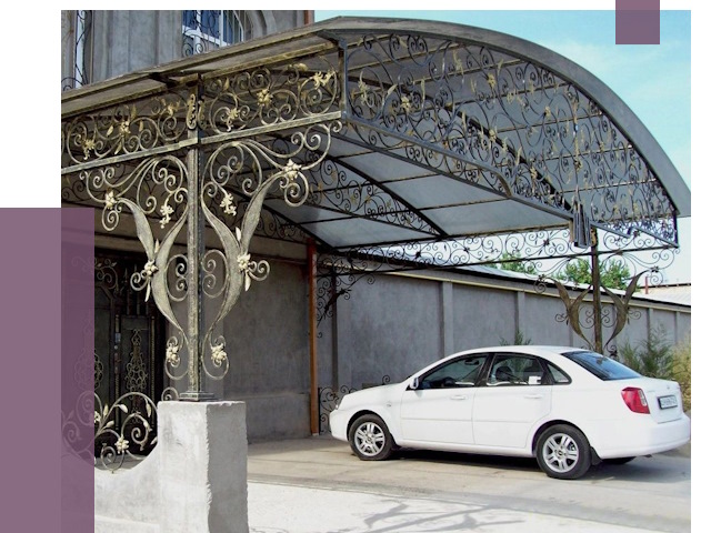Кованые навесы в Жигулёвске от 14420 руб. | ПРОЛЁТ-Жгл