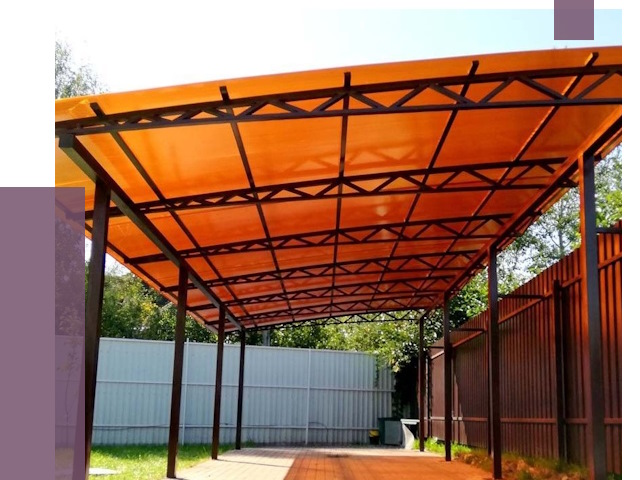 Односкатные навесы под ключ в Жигулёвске от 13003 руб. 