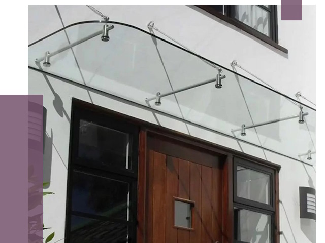 Стеклянные козырьки в Жигулёвске от 18720 руб. | ПРОЛЁТ-Жгл