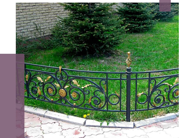 Кованые газонные ограждения в Жигулёвске от 7539 руб. — ПРОЛЁТ-Жгл