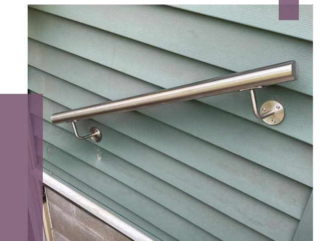 Поручни из нержавеющей стали в Жигулёвске от 7589 руб.  | ПРОЛЁТ-Жгл